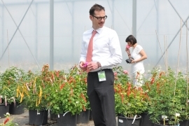 A VISIT FROM DUTCH AGRICULTURAL COUNSELLOR